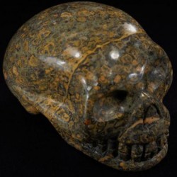 Jaspis luipaard schedel