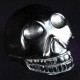 zwart Obsidiaan  schedel