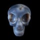 Grijze druzy Agaat schedel