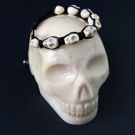 Schedel armband Howliet