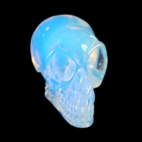 Opaliet alien elfen schedel