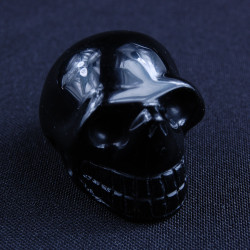 zwart Obsidiaan schedel 