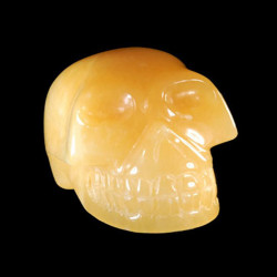 geel jade schedel