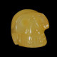 geel jade schedel